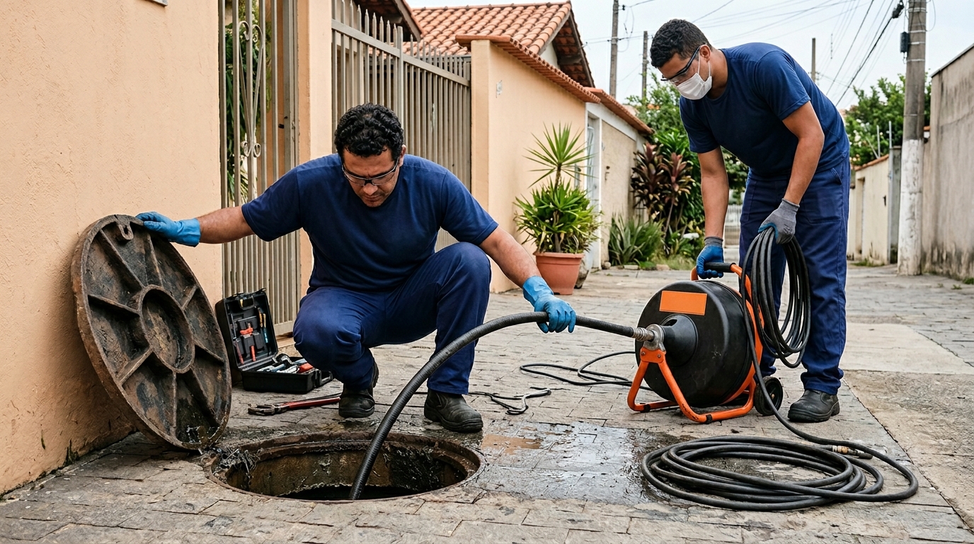 Desentupimento de Esgoto em Aparecida de Goiânia‑GO