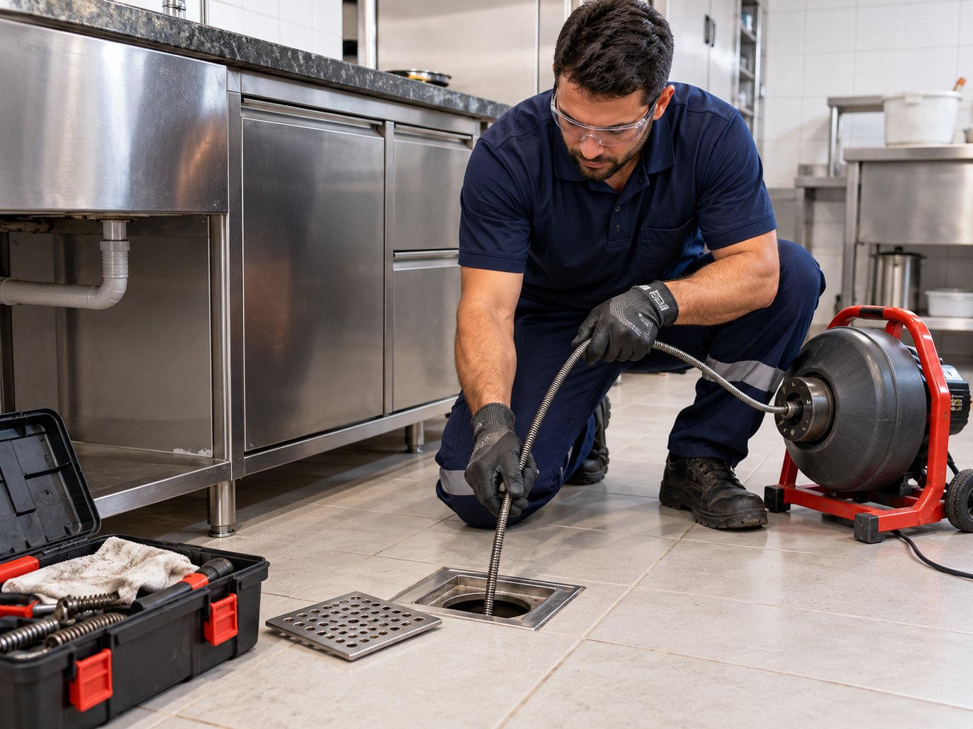 Desobstrução na Cozinha em Aparecida de Goiânia‑GO