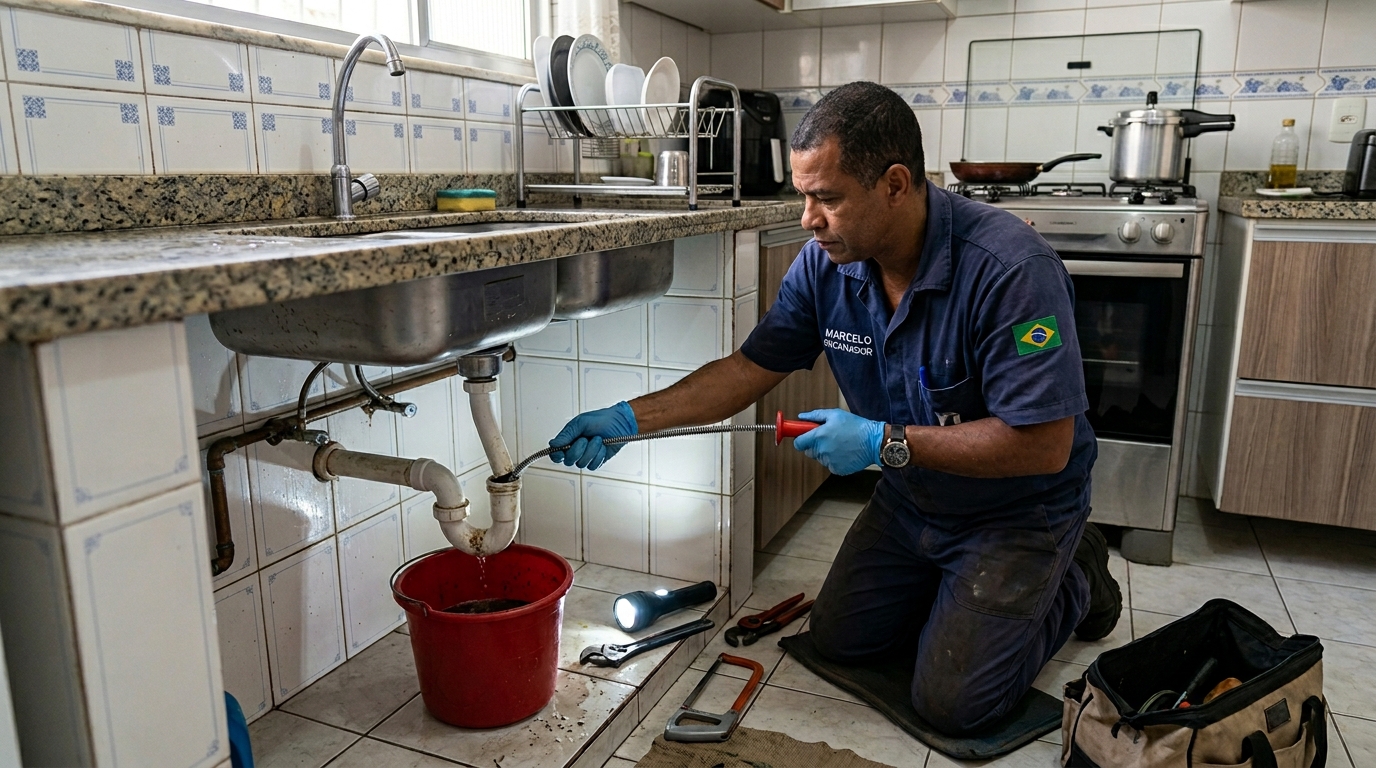 Limpeza de Canos com Equipamento em Aparecida de Goiânia‑GO